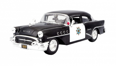 Машинка Maisto 1955 Buick Century Police Special Edition 1:24 Black - Retromagaz, image 1