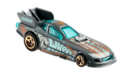 Машинка Базова Hot Wheels Mustang Funny Car Treasure Hunts Race Day 1:64 GTC94 Dark Grey - Retromagaz, image 2