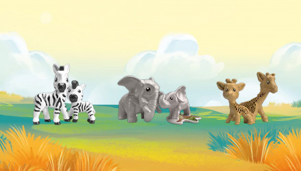 Набір Шоколадне Яйце 24шт Kinder Surprise Тварини Natoons Africa Applaydu 20g - Retromagaz, image 3