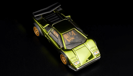 Машинка Premium Hot Wheels '82 Lamborghini Countach LP500 S Red Line Club RLC 1:64 HGW20 Green - Retromagaz, image 3