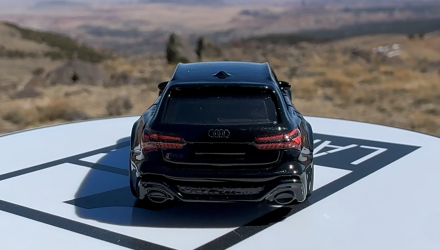 Машинка Premium Hot Wheels Audi RS 6 Avant Chase Fast Wagons 1:64 JBK71 Black - Retromagaz, image 5