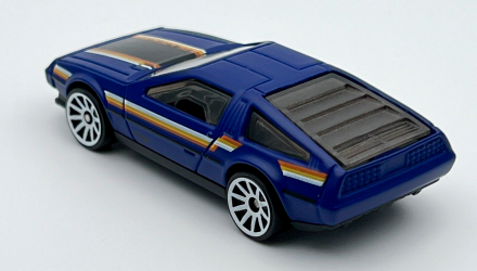 Машинка Базова Hot Wheels DMC Delorean The `80S 1:64 HKJ65 Dark Blue - Retromagaz, image 6