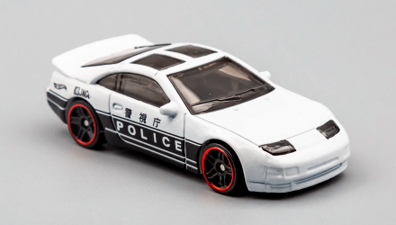 Машинка Базовая Hot Wheels Nissan 300ZX Twin Turbo Police Rescue 1:64 GHC64 White - Retromagaz, image 2