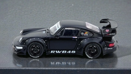 Машинка Premium INNO64 Porsche RWB 964 1:64 IN64-RWB964-BM Black - Retromagaz, image 3