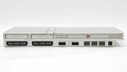 Набор Консоль Sony PlayStation 2 Slim SCPH-7xxx Limited Edition Europe Silver Б/У  + Геймпад Проводной RMC Black Новый - Retromagaz, image 2