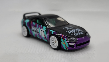 Машинка Premium Hot Wheels 1997 Toyota Supra HKS Red Line Club RLC 1:64 JCP18 Black - Retromagaz, image 4