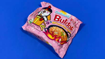 Набір Локшина  Samyang Buldak зі Смаком Курки в Соусі Карбонара Гостра 130g  + Напій Milkis Газований Молочний Original - Retromagaz, image 2