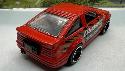 Машинка Базовая Hot Wheels Toyota AE-86 Corolla Greddy Workshop 1:64 CFJ16 Red - Retromagaz, image 3