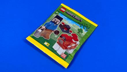 Конструктор Lego Фігурка Steve with Mooshroom Paper Bag Minecraft 662407 min056 Новый - Retromagaz, image 2