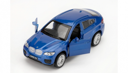 Машинка Автопром BMW X6 1:43 Blue - Retromagaz, image 6