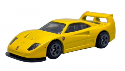 Машинка Базовая Hot Wheels Ferrari F40 Competizione Exotics 1:64 JBB92 Yellow - Retromagaz, image 2
