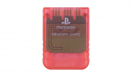 Карта Памяти Sony PlayStation 1 SCPH-1020 Cherry 1MB Trans-Red Б/У - Retromagaz, image 1