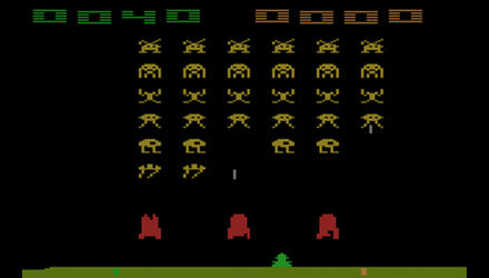 Игра Atari 2600 Space Invaders Black Б/У - Retromagaz, image 3