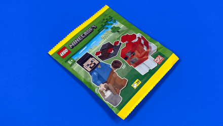 Конструктор Lego Фігурка Steve with Mooshroom Paper Bag Minecraft 662407 min056 Новый - Retromagaz, image 1