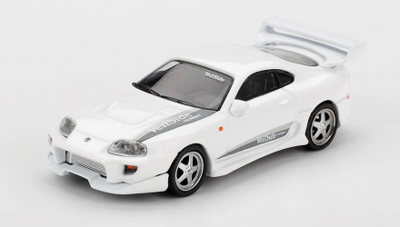 Машинка Premium MINI GT Toyota Supra VeilSide Combat V-I Red Blister packaging 1:64 MGT01104-BL White - Retromagaz, image 1