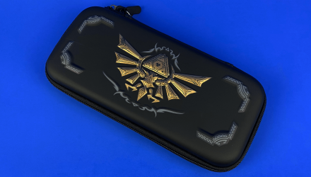 Чохол Твердий RMC Switch OLED Model The Legend of Zelda Royal Wing Crest Black Новий - Retromagaz, image 2