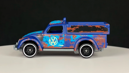 Тематическая Машинка Hot Wheels '49 Volkswagen Beetle Pickup Volkswagen 1:64 HDH46 Blue - Retromagaz, image 4