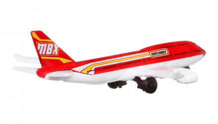 Тематическая Машинка Matchbox Boeing 747-400 Sky Busters 1:64 HHT34/HVM44 White - Retromagaz, image 3