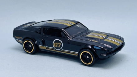 Машинка Базовая Hot Wheels '68 Shelby GT500 Mustang 60th 1:64 JBB94 Black - Retromagaz, image 3