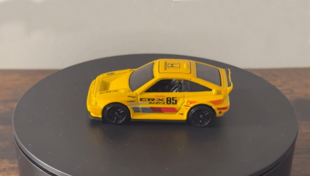 Машинка Базова Hot Wheels 1985 Honda CR-X Speed Graphics 1:64 JJJ51 Yellow - Retromagaz, image 3