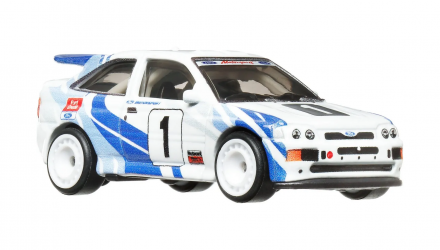 Машинка Premium Hot Wheels '93 Ford Escort RS Cosworth Boulevard 1:64 GJT68/HKF17 White - Retromagaz, image 5