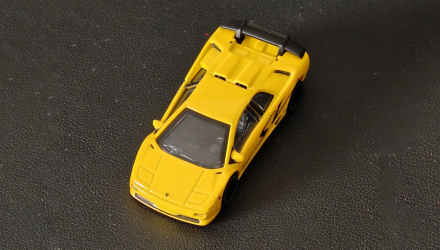 Машинка Premium Hot Wheels '95 Lamborghini Diablo SV Boulevard 1:64 JBL13 Yellow - Retromagaz, image 3