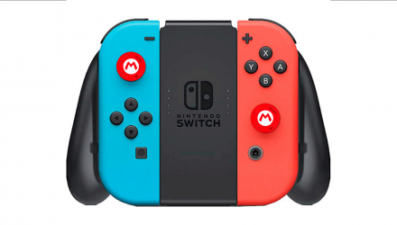 Накладки на Стіки 2шт RMC Super Mario Nintendo Switch Wii Steam Deck Red - Retromagaz, image 2