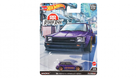 Машинка Premium Hot Wheels '81 Toyota Starlet KP61 Ronin Run 1:64