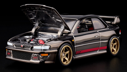 Машинка Premium Hot Wheels '98 Subaru Impreza WRX STi Red Line Club RLC 1:64 JJY62 Grey - Retromagaz, image 1