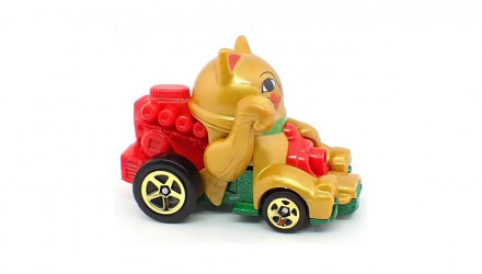 Машинка Базова Hot Wheels Feline Lucky Maneki-Neko 9.29 Experimotors 1:64 JJJ54 Gold - Retromagaz, image 3