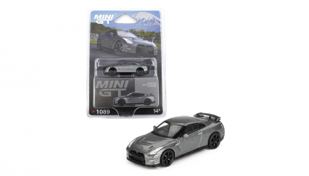 Машинка Premium MINI GT NISSAN GT-R 2013 1:64 MGT01089 Grey - Retromagaz, image 4