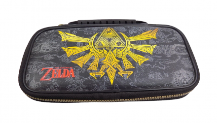 Чохол Твердий Nintendo Switch OLED Model Lite The Legend of Zelda Hyrule Crest Dark Grey Новий - Retromagaz, image 2