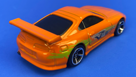 Машинка Базова Hot Wheels 5шт Dodge Charger / Toyota Supra / Mustang / Chevelle SS / Aston Martin Fast & Furious 1:64 HLY70 HND08 Orange - Retromagaz, image 6