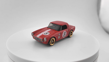 Тематическая Машинка Hot Wheels Honda S800 Racing Rally Champs 1:64 JKX62 Red - Retromagaz, image 1
