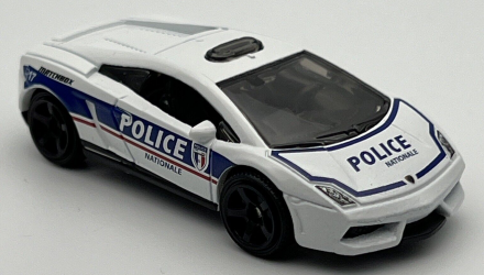 Тематична Машинка Matchbox Lamborghini Gallardo Police France 1:64 HBL08 White - Retromagaz, image 5