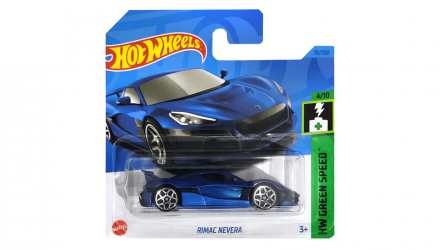 Машинка Базовая Hot Wheels Rimac Nevera Green Speed 1:64 HKG36 Blue - Retromagaz, image 1