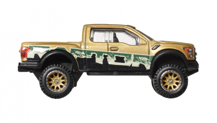Машинка Premium Hot Wheels 2017 Ford F-150 Raptor Off-Road 1:64 JBK70 Brown - Retromagaz, image 3