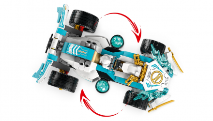 Конструктор Lego Zane's Dragon Power Spinjitzu Race Car Ninjago 71791 Новий - Retromagaz, image 4