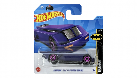 Машинка Базова Hot Wheels Batman: The Animated Series Batmobile Batman 1:64 HKH00 Purple - Retromagaz, image 1