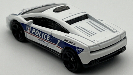 Тематична Машинка Matchbox Lamborghini Gallardo Police France 1:64 HBL08 White - Retromagaz, image 6