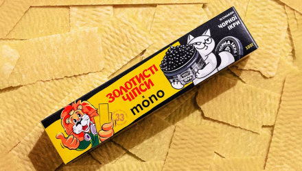 Чипсы Золотистые x mono со Вкусом Черной Икры 165g - Retromagaz, image 1