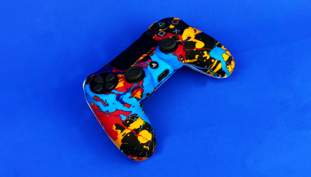 Чохол Силіконовий RMC PlayStation 4 Blot Blue Новий - Retromagaz, image 2