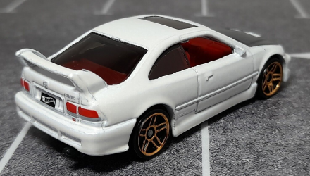 Машинка Базовая Hot Wheels Honda Civic Si J-Imports 1:64 HTD07 White - Retromagaz, image 2