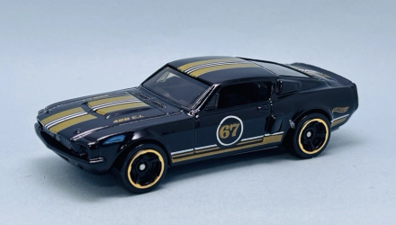 Машинка Базовая Hot Wheels '68 Shelby GT500 Mustang 60th 1:64 JBB94 Black - Retromagaz, image 1