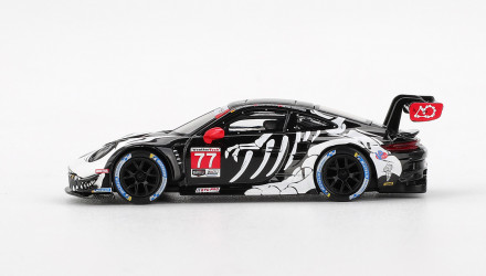 Машинка Premium MINI GT Porsche 911 GT3 R #77 AO Racing 2025 IMSA Petit Le Mans Blister 1:64 MGT01143-BL White - Retromagaz, image 3