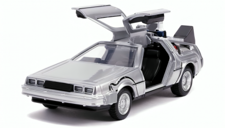 Машинка Jada Delorean DMC-12 Back to the Future 2 Time Machine 1:32 Silver - Retromagaz, image 3