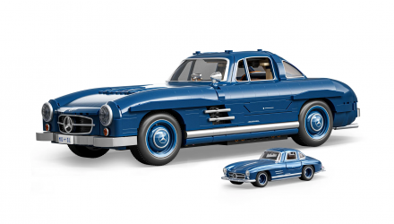 Конструктор Hot Wheels Brick Shop Mercedes-Benz 300 SL 1:64 HWW25 Blue - Retromagaz, image 2