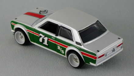 Машинка Premium Hot Wheels '71 Datsun 510 Door Slammers 1:64 GJP77 White - Retromagaz, image 6