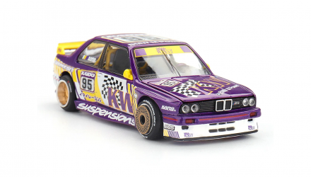 Машинка Premium Kaido House x MiNI GT BMW M3 Kaido KW V1 1:64 KHMG194 Purple - Retromagaz, image 1