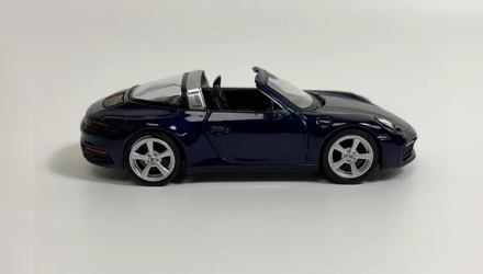 Машинка Premium MINI GT Porsche 911 Targa 4S 1:64 Blue - Retromagaz, image 4